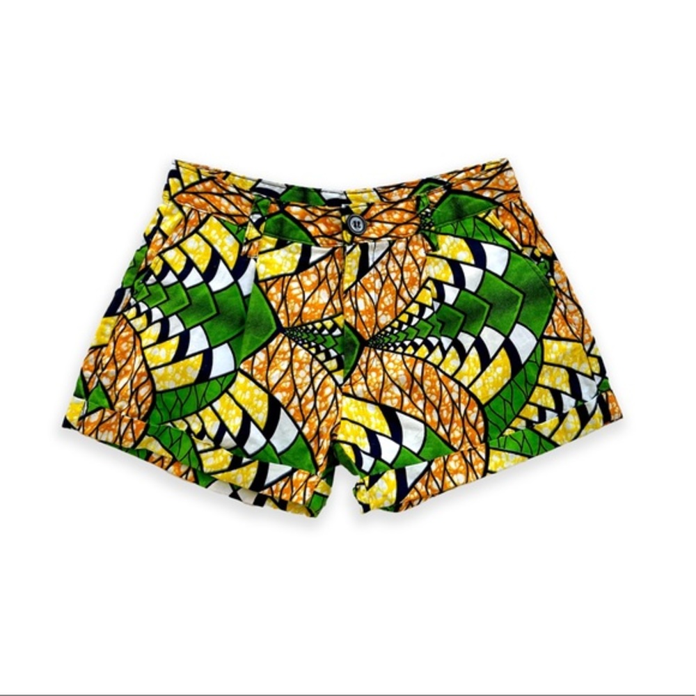 Niana wax print shorts